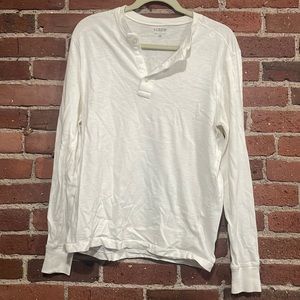 Cream Henley long sleeve